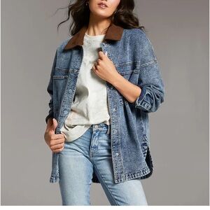 BKE Denim Barn XS Jacket Oversized New With Tags